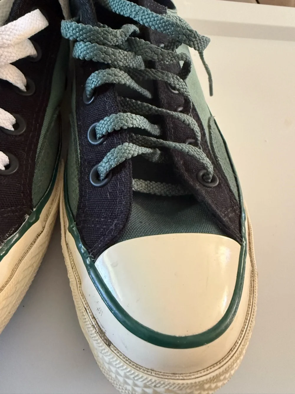 Converse Chuck 70 Ox Unisex 7M/9W Green Navy Tri-Panel Colorblock 171687C - Picture 2 of 13